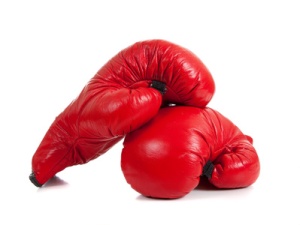 Set of Red Boxing Gloves